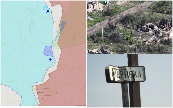 Ucrainenii anunţă că au recucerit satul Andriîvka, aflat la 10 km sud de Bahmut. "Succes parţial" în apropiere de Klişciîvka