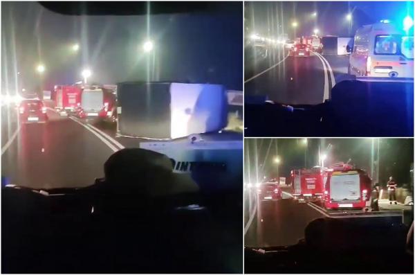 A murit nevinovat la volan, după ce o autoutilitară l-a acroşat frontal pe contrasens. Bărbat decedat şi un rănit, după un accident cumplit în Timiş