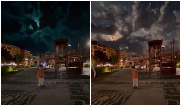 Spectacol pe cerul Turciei. Momentul în care un meteorit intră în atmosfera Pământului, apoi se prăbuşeşte în mare