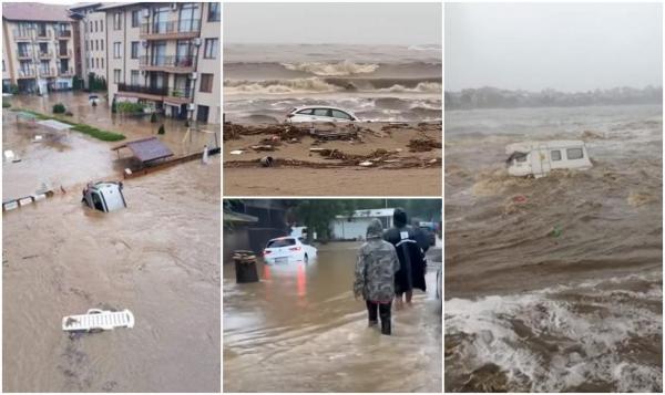 Inundații catastrofale pe litoralul bulgăresc al Mării Negre. Sunt doi morți și trei dispăruți, printre care o judecătoare din Ţarevo și fiica ei