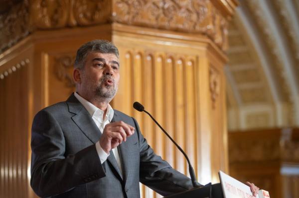 Marcel Ciolacu, premierul României şi preşedintele PSD
