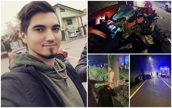"Drum bun, iubirea mea. Să ne zâmbești de sus". Ionuț și-a găsit sfârșitul pe scaunul din dreapta într-un cumplit accident în Italia. Avea doar 25 de ani