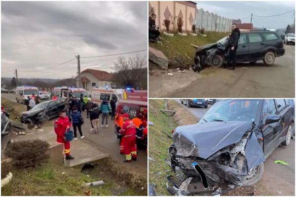 "Ea a murit acolo şi el aici". Filmul tragediei din Gorj, unde o mamă şi fiul ei au fost spulberaţi de un vitezoman. Femeia îşi sărbătorea onomastica