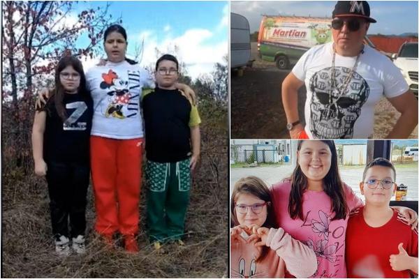 Antonio, Rania şi Raisa, copiii dispăruţi ai milionarului Adrian Marţian, au fost găsiţi
