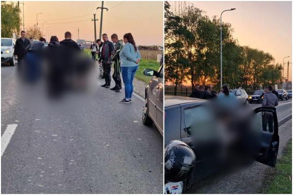 Tânăr motociclist mort, după a acroşat o altă mtocicletă în depăşire. După impact, s-a izbit de o maşină pe contrasens, în Satu Mare