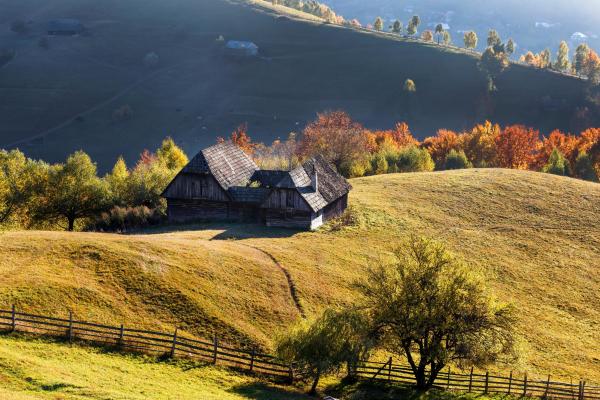 peisaj de toamnă în România