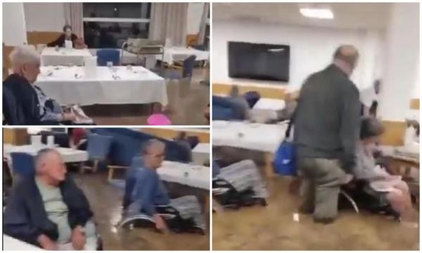 azil de bătrâni inundat în Valencia, Spania