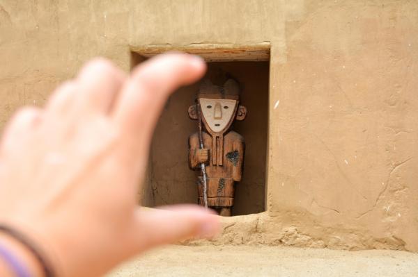 Chan Chan ruins near Trujillo Peru