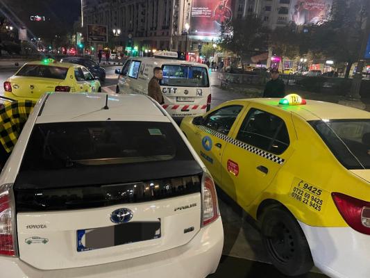 Razii de amploare în Bucureşti. Zeci de taximetrişti şi şoferi de ridesharing, prinşi cu nereguli