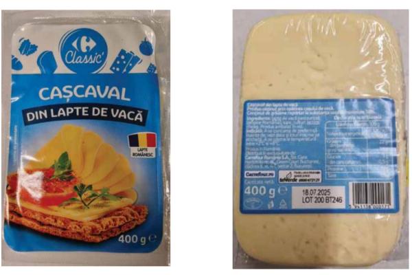 Caşcaval cu o bacterie periculoasă, retras din magazinele Carrefour. Consumatorii pot avea febră sau dureri de cap