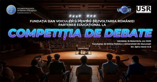 Viitorul se dezbate acum. Cel mai mare festival studențesc din România, susținut de Fundația Dan Voiculescu pentru Dezvoltarea României în calitate de partener educațional