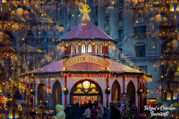 Târgul de Crăciun din Piaţa Constituţiei, Bucureşti, este inaugurat vineri, 29 noiembrie 2024