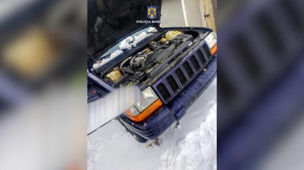 Maşină furată din Franţa în 2023, depistată de poliţişti în Sălaj. Ce l-a dat de gol pe şofer