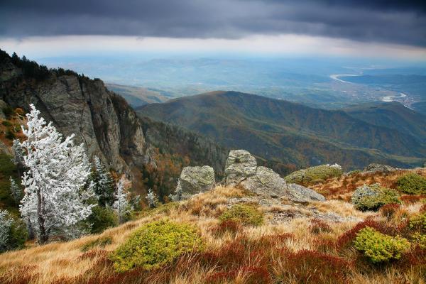 peisaj de toamnă la munte