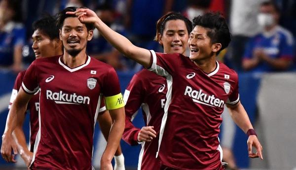 Jucătorii de la Vissel Kobe, în timpul unui meci