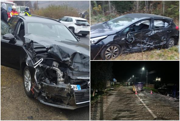 Accidente pe bandă rulantă în Suceava, din cauza poleiului. Recomandări pentru șoferi