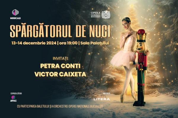 Spectacolul de balet "Spărgătorul de nuci" se joacă vineri, 13 decembrie, ora 19.00, la Sala Palatului din Bucureşti