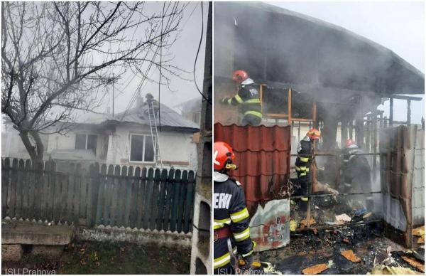 Băiețel de 10 ani, ars pe faţă, mâini şi picioare după ce casa din Prahova i-a luat foc. Copilul a reușit să se salveze din flăcări