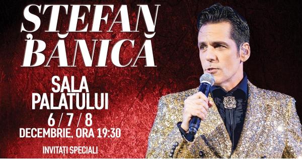 Ştefan Bănică susţine un concert vineri, 6 decembrie 2024, la Sala Palatului din Bucureşti