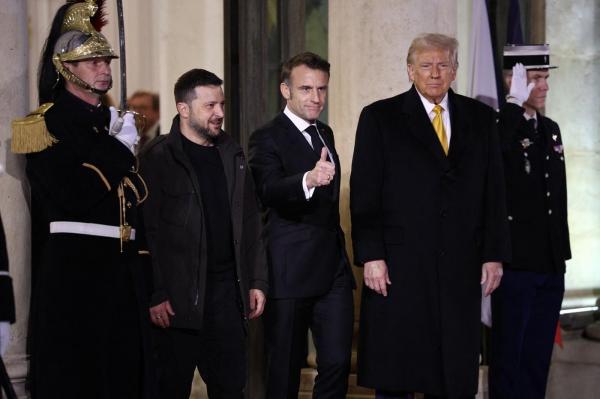 Trump s-a întâlnit cu Macron şi Zelenski la Paris. Întrevedere crucială pentru Zelenski şi pentru viitorul Ucrainei