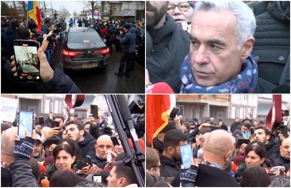 AFP scrie despre apariția lui Călin Georgescu la secția de votare. Peste 100 de susţinători, ”la urne” în Mogoşoaia
