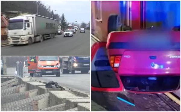 "A fost unul la mine în gard". Un trotuar din Dej, capcană mortală pentru pietoni. De ce se numără printre locurile cu cele mai multe accidente din judeţ