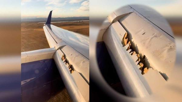 avion Boeing cu aripa ruptă în SUA