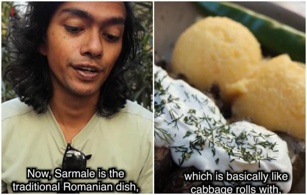Reacţia unui influencer din SUA când gustă pentru prima dată sarmale. A numit Bucureştiul "unul dintre cele mai cool orașe din Europa"