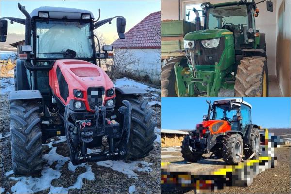 Jaf de mare tonaj în Iaşi. Cinci persoane au furat tractoare şi excavatoare de peste 160.000 euro. Poliţiştii au găsit şi alte utilaje suspecte