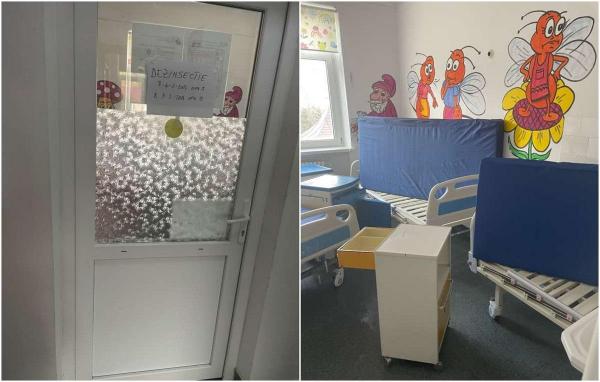 O mamă a plecat cu copilul din spitalul din Botoșani, după ce a văzut un gândac pe peretele salonului în care erau internați