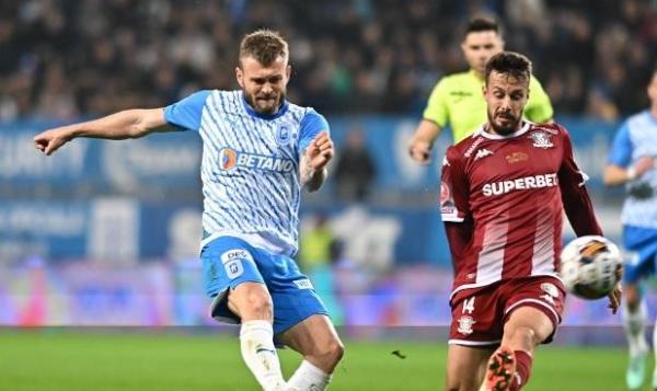 Universitatea Craiova - Rapid 1-1. FCSB rămâne lider detașat, la 12 puncte distanță