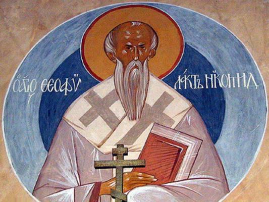 Sfântul Teofilact Mărturisitorul, episcopul Nicomidiei, este prăznuit pe 8 martie