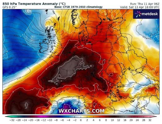 temperaturi ridicate Europa