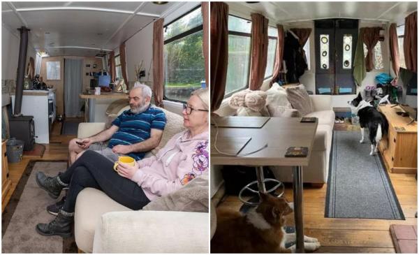 Au cumpărat o barcă de pe Facebook cu 20.000 de euro şi au transformat-o în casa visurilor lor. Un cuplu din UK trăieşte pe apă de ani buni