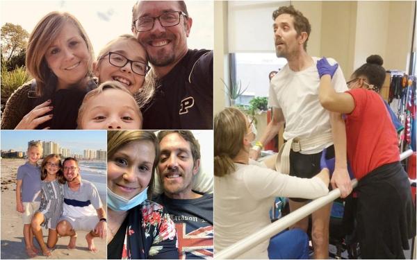 "S-a apropiat atât de mult de moarte şi apoi a reînviat". Boala misterioasă care i-a paralizat jumătate din corp unui tată de 42 de ani