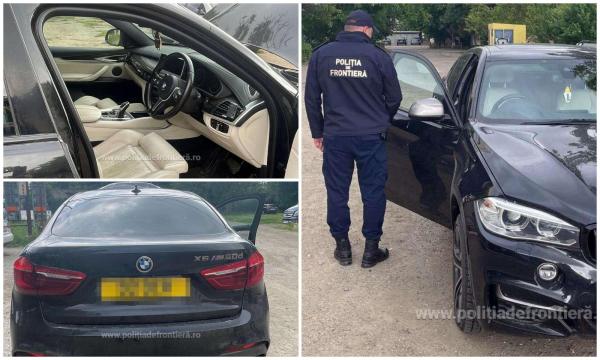 BMW X6 furat din UK, condus de un român prin Iaşi şi Vaslui. Bărbatul spune că şi-a luat maşina cinstit, dar n-a mai plătit ratele