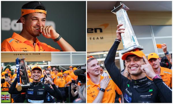 Lando Norris a câștigat pentru prima dată în istorie un Mare Premiu de Formula 1