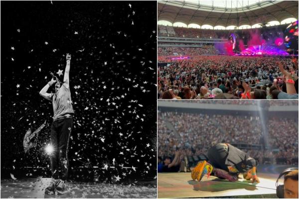 Primul mesaj al trupei Coldplay după concert. Babasha va urca şi în a doua seară de spectacol cu ei pe scenă
