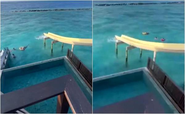 Fotbalist spaniol, erou după ce a salvat un cuplu de la înec în timp ce se afla în vacanţă în Maldive. Momentul, surprins de camere