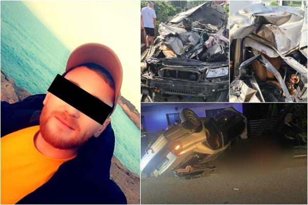 Filmul accidentului din Maramureş, în care un tânăr de 24 de ani şi-a pierdut viaţa. Impactul cumplit a trezit localnicii din somn