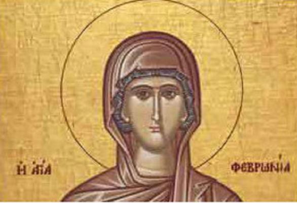 Sfânta Muceniţă Fevronia este prăznuită pe 25 iunie