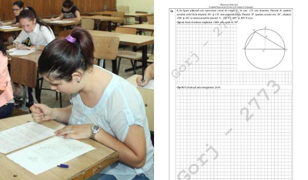 Subiecte la Evaluarea Națională 2024 - matematică. Ce subiecte au avut de rezolvat absolvenţii de clasa a VIII-a