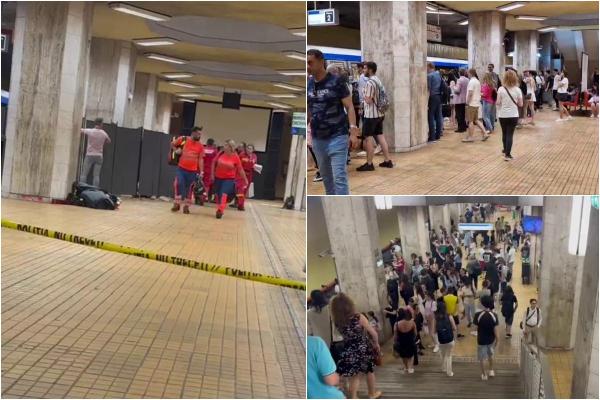Posibilă tentativă de suicid la metrou, la staţia Aurel Vlaicu. Trenurile circulă în sistem de pendulă între Pipera și Aviatorilor