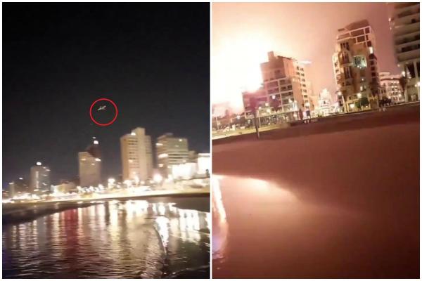Momentul în care o dronă lansată de rebelii Houthi loveşte un bloc din Tel Aviv. Israelul promite răzbunare: Un mort şi 8 răniţi