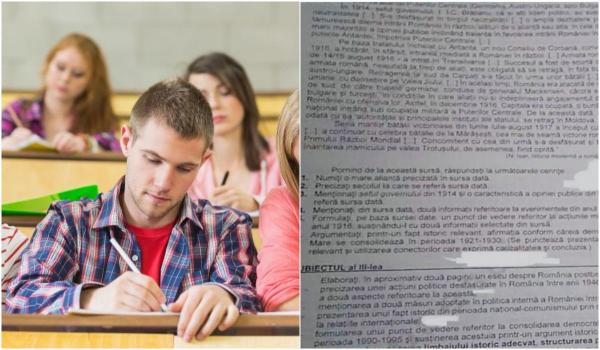 Subiecte Bac 2024 - Istorie. Elevii au avut de redactat un eseu despre România postbelică, la subiectul III
