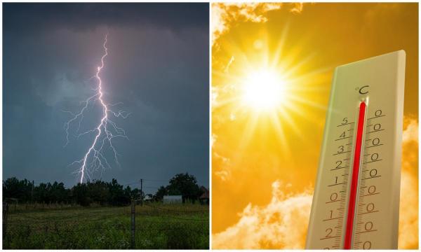 România, sub atenţionare meteo dublă. Ţara se împarte între căldură extremă şi furtuni în acest weekend
