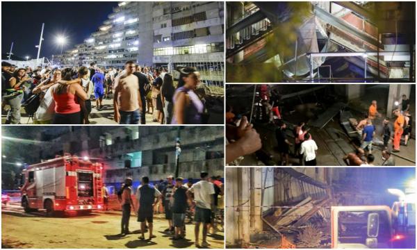 Doi morţi şi 13 răniţi, dintre care 7 sunt copii, după ce balconul unui bloc de locuinţe s-a prăbuşit în Napoli, Italia