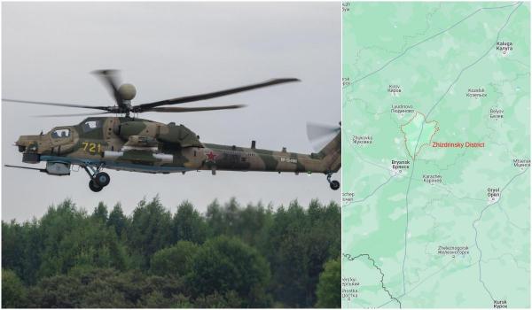 Un elicopter militar s-a prăbuşit în regiunea Kaluga din Rusia. Membrii echipajului au murit