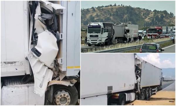 Un şofer român de TIR a murit în cabina zdrobită, după un accident înfiorător în Bulgaria. A intrat în plin într-un alt camion