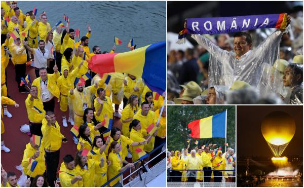 Jocurile Olimpice de la Paris au început. Imagini impresionante cu delegaţia României la parada de pe Sena